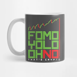 Bitcoin FOMO YOLO OH NO Mug